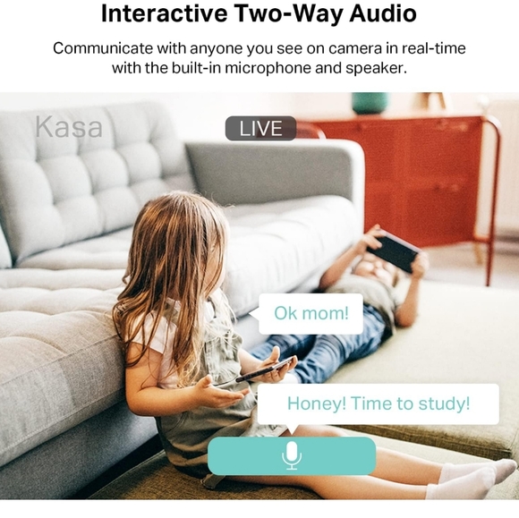 Kasa 2K QHD Security Camera Pan/Tilt, Starlight Sensor for Color Night V… - Picture 6 of 13